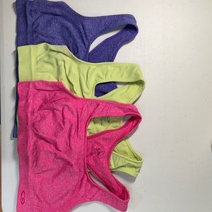 Set of 3 Champion Sports Bras